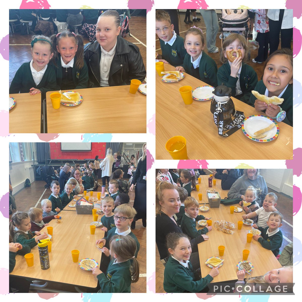 Our first breakfast morning with our Elton family 💚