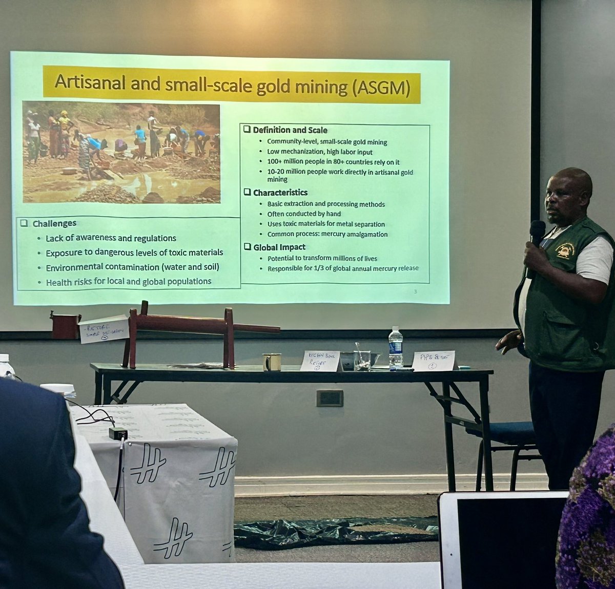 1/3 THRU ZIM visited Kadoma, Gweru, and Bulawayo, engaging with small-scale mining stakeholders. Gweru Provincial Hospital reports seeing 100+ miners monthly, with alarming rates of silicosis (30-50%) and TB (10-20%).