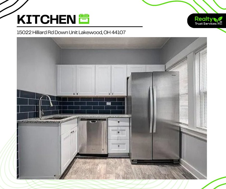 2BR/1BA 15022 Hilliard Rd Down Unit Lakewood, OH 44107
Refreshing Home

Come check out this freshly remodeled 2-bed, 1-bath downstairs unit!

Contact us today at 440.420.4400, email leasing@rtserve.com, or visit: tinyurl.com/yc7w2pwc