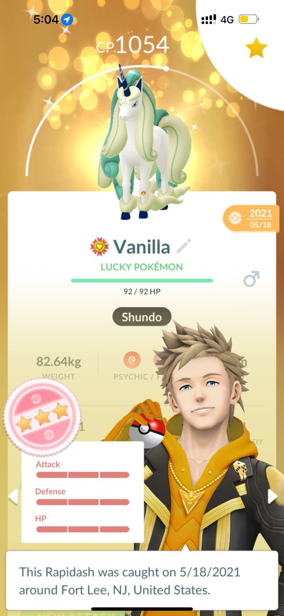 3 years since I got this, finally evolved. 

#Rapidash #Shiny #PokemonGo