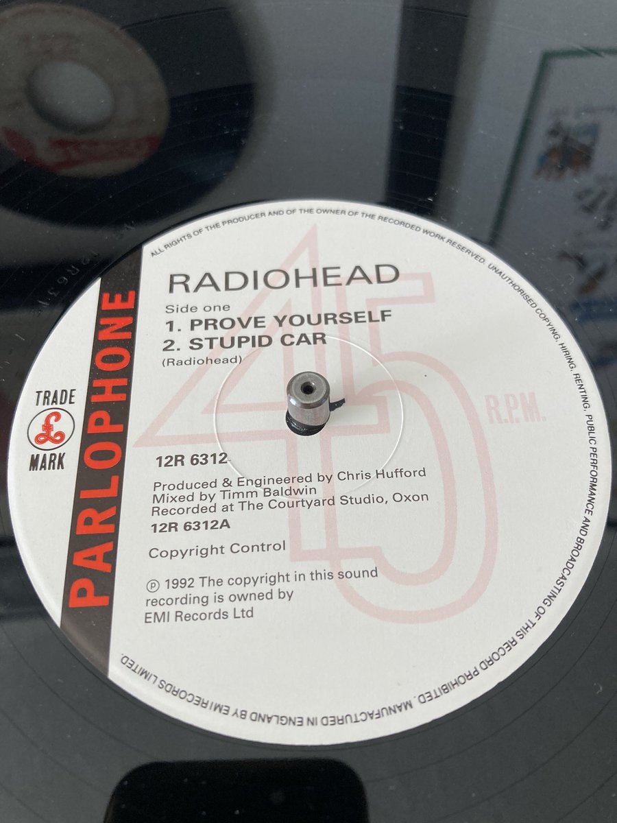 Phil_Daniels's tweet image. If you bought one of these in the early 90s and left it in an attic at your parents or simply threw it out. Bad move! Early Radiohead were great live and full of energy but you wouldn’t have predicted the behemoth they’d become. Now get up in that attic! #radiohead