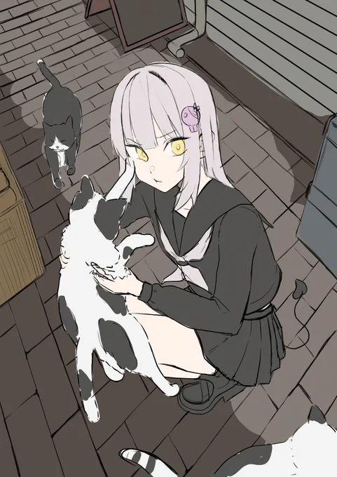#皆さんラフと塗った後を見せてください 