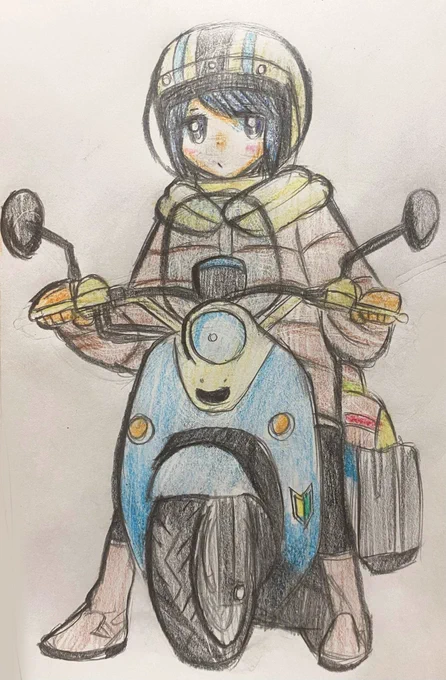 原付に乗る #志摩リン #ゆるキャン 