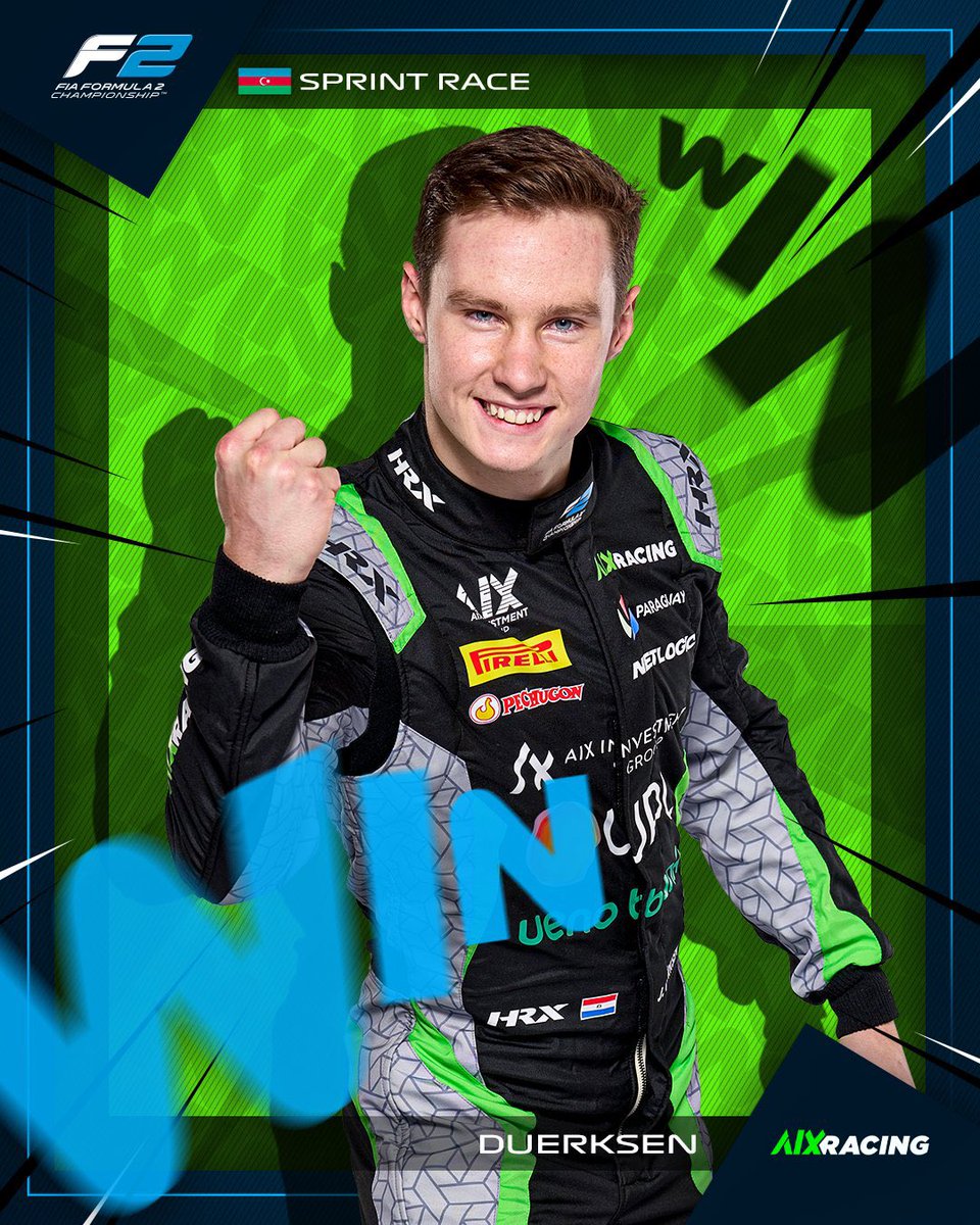 SI SI SI VICTORIA!!
LLEGO NOMASS LA PRIMERA! Nuestro querido <a href="/JoshuaDuerksen1/">Joshua Duerksen 🇵🇾</a> GANÓ la Sprint Race de Baku, saliendo de la 4ta posición y con un ritmo increíble UN COHETE. Emocionante 🇵🇾🇵🇾 vamos joshua carajo que se vienen más cosas #somoMbarete