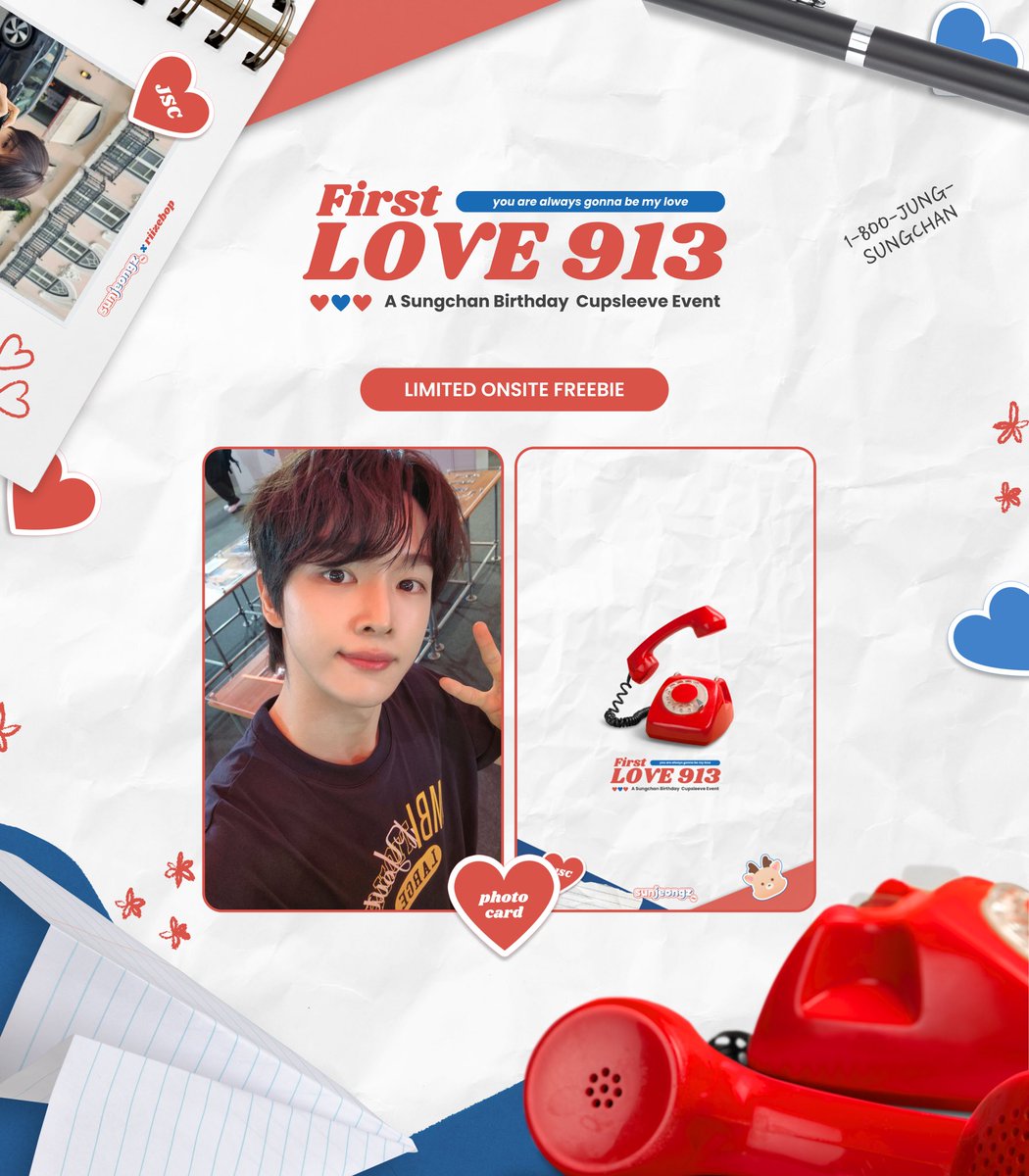 sunjeongzph's tweet photo. Let’s make our Bambi’s birthday celebration tomorrow extra special with this limted onsite photocard! ❤️
Don’t forget to turn on our notifications to not miss out on our future announcements 🔔
#FirstLove913 #SUNGCHAN #성찬 https://t.co/BQFdvtonpE