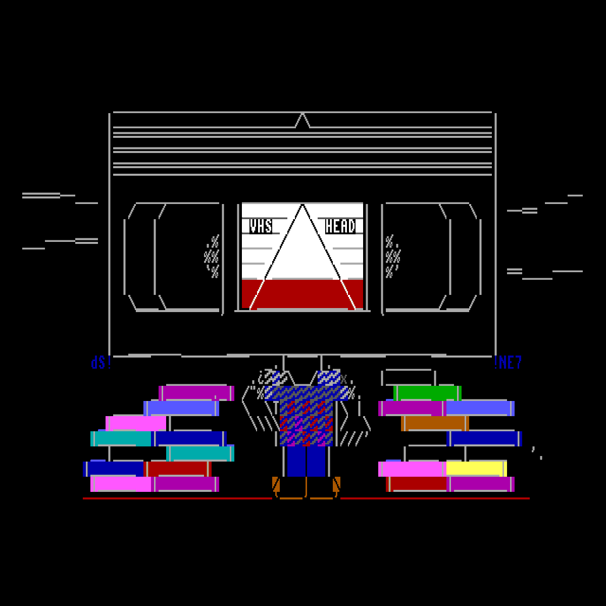 lil #amiga #ansidelivery for <a href="/VHS_Head/">VHS Head</a> as have been sat here enjoying their album Phocus for a few hours, drew it while listening :-D &lt;3