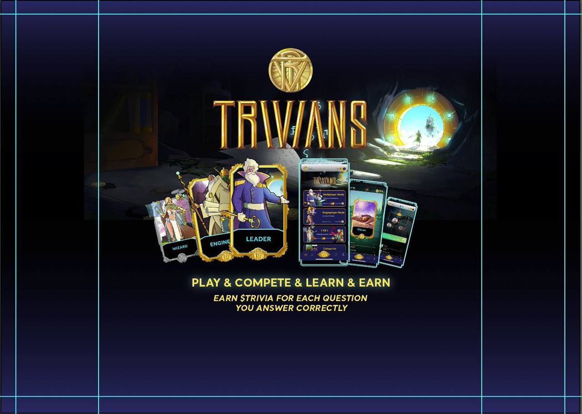 🎯#Trivians is dedicated to creating the ultimate blockchain game that allows players to profit from their intellectual prowess. 🔥

Our goal is to empower individuals to compete and make a livelihood through their knowledge. 🎮

trivians.onelink.me/hiii/bgongv7x