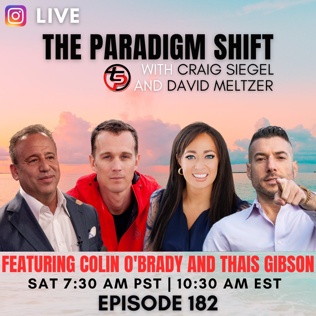 CraigSiegel_CLS's tweet image. 🎉 The 2024 Momentum Continues with Episode 182! Dive into an electrifying conversation with the Handsome @davidmeltzer and the insightful @colinobrady and @ThaisGibsonPDS. Expect game-changing surprises and profound insights. Time to get buck wild! You don’t want to miss this!…