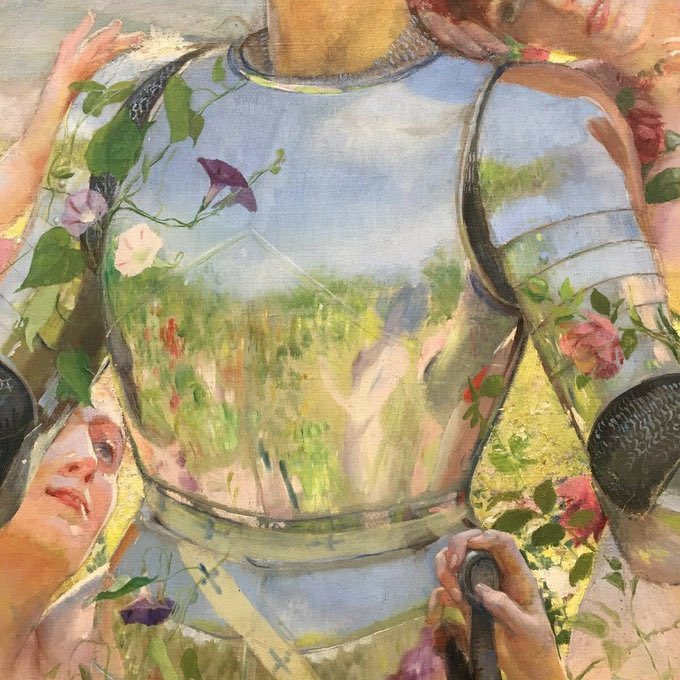 YasatirSanat's tweet image. 🎨 

Georges Rochegrosse&apos;un 1894 tarihli &quot;Le Chevalier aux Fleurs&quot; (Çiçekli Şövalye) tablosu, #Parsifal&apos;ın #KutsalKâse&apos;yi yeniden kazanma kaderine sahip olan iffetli bir kahramanı resmeder. Bu tablo, Parsifal&apos;ın büyücü Klingsor&apos;un kalesinin bekçilerini yendikten sonra, büyülü…