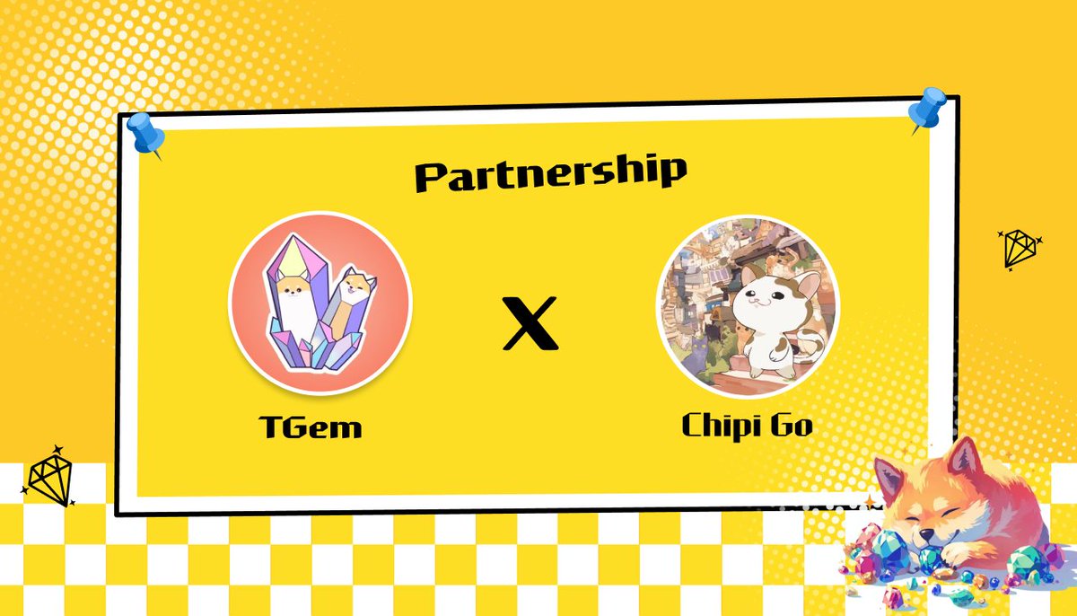 🎉We are excited to announce our partnership with 
<a href="/Chipi_Game/">Chipi Go</a>
🤝This collaboration will strengthen our reach, elevating the user experience and maximizing value.

🐱Chipi Go is a casual game build on #TON. Raises cute kitten, launch rocket to the Mars, and earn.Little kitten has