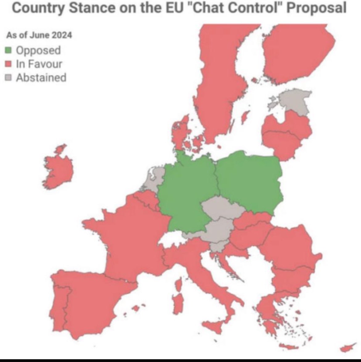 Los politicos de Europa están en contra de la libertad de información. 

En realidad quieren gobernarnos como lo hacen en China. 

Control social absoluto es lo que realmente quieren.

¡Quieren controlar hasta nuestros “Chats”! 😱😱😱