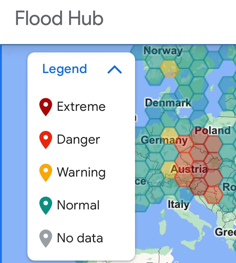 Überflutungsforecast über Google Maps:
sites.research.google/floods/l/0/0/3