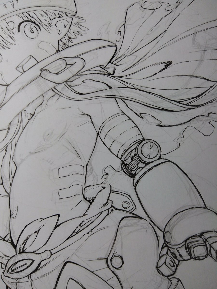 とりあえずペン入れ済み 