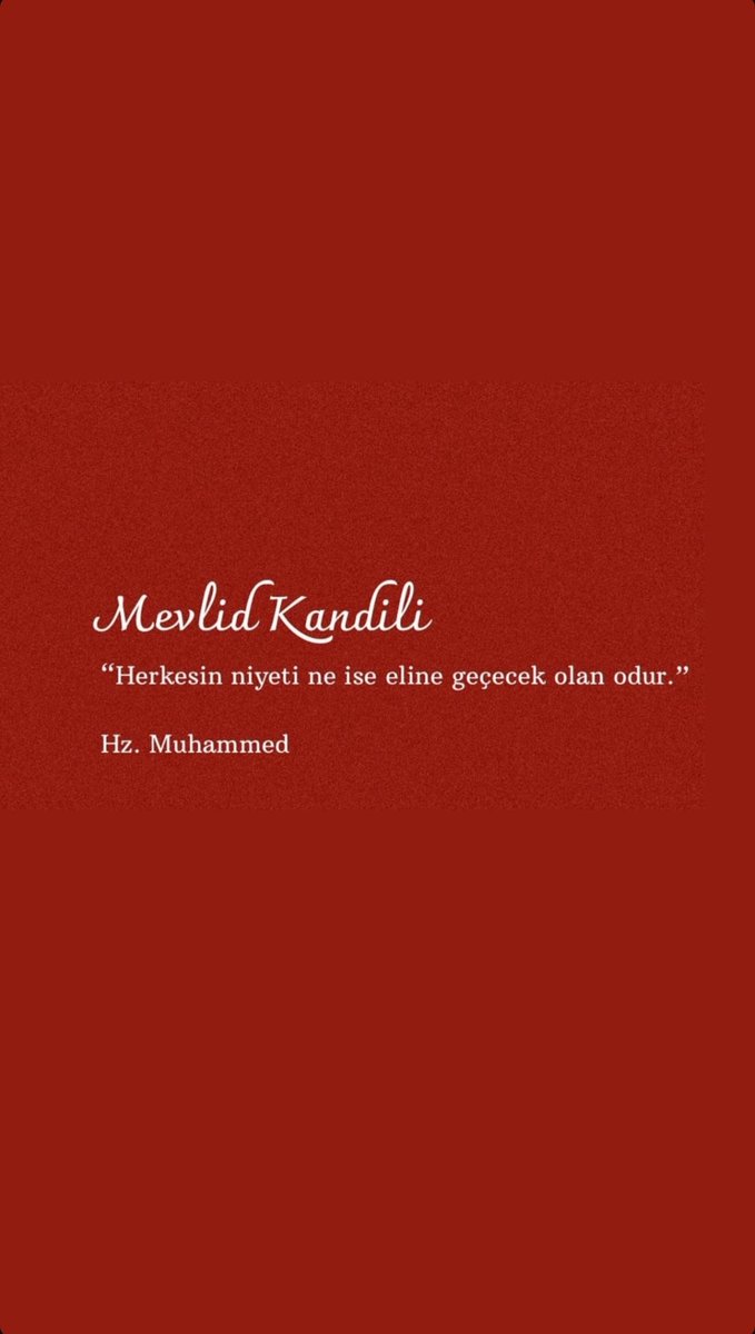 Mevlid Kandiliniz Mübarek Olsun 🤲🏻