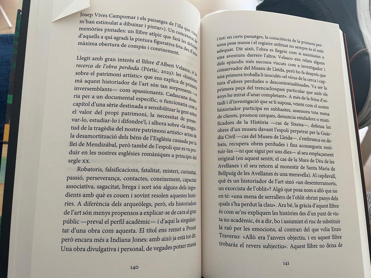 Albert Velasco (@velasc_alberto) on Twitter photo Que l’Àlex Susanna gaudís del meu llibre i en deixés testimoni al seu dietari pòstum que acaba d’editar <a href="/Ed_proa/">Edicions Proa</a>, és una cosa que m’omple d’orgull. Ara li escriuria i li diria de quedar per dinar, però no podrà ser.
Gràcies <a href="/quimnadal/">Joaquim Nadal</a> per enviar-m’ho, avui ja he fet el dia. Que l’Àlex Susanna gaudís del meu llibre i en deixés testimoni al seu dietari pòstum que acaba d’editar <a href="/Ed_proa/">Edicions Proa</a>, és una cosa que m’omple d’orgull. Ara li escriuria i li diria de quedar per dinar, però no podrà ser.
Gràcies <a href="/quimnadal/">Joaquim Nadal</a> per enviar-m’ho, avui ja he fet el dia.