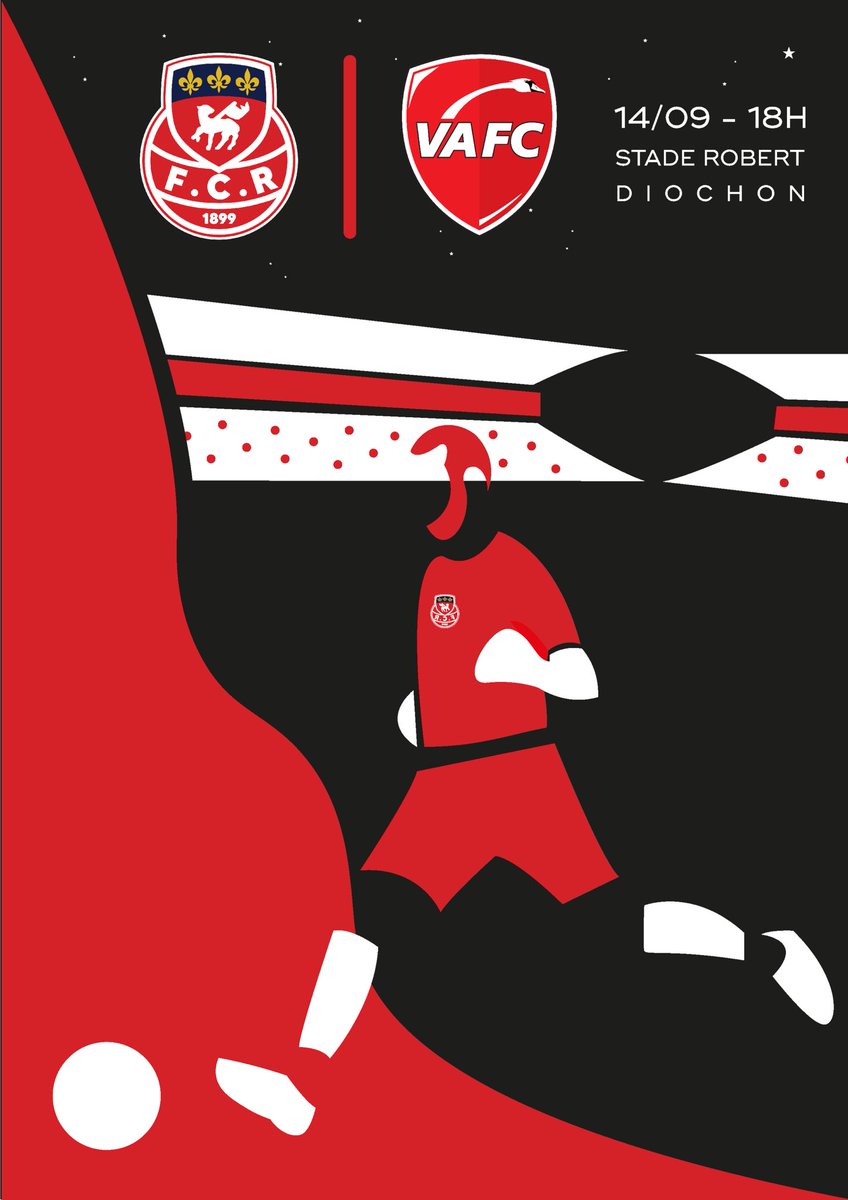 𝘑𝘖𝘜𝘙 𝘋𝘌 𝘔𝘈𝘛𝘊𝘏 !🔴

Dans un stade Diochon qui s’annonce électrique, le FCR défie Valenciennes actuellement sur trois victoires en autant de rencontres !

ALLER LES GARS !🔥