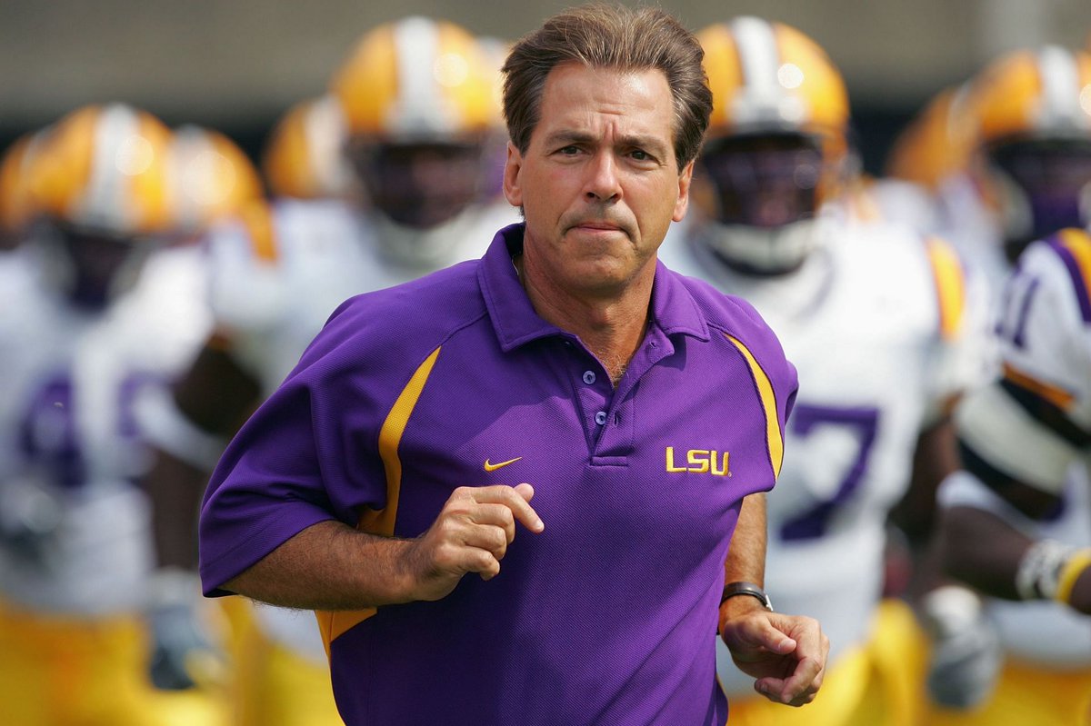geauXedits's tweet image. $15M/yr to bring Nick Saban out of retirement. He&apos;s always said that he regrets leaving LSU!