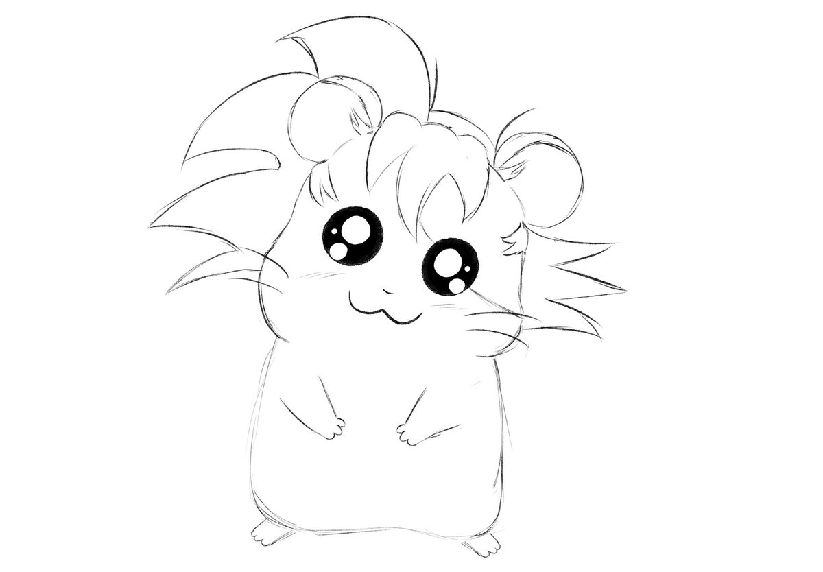 gokustits's tweet photo. Hamtaro goku https://t.co/x8Dorezfff