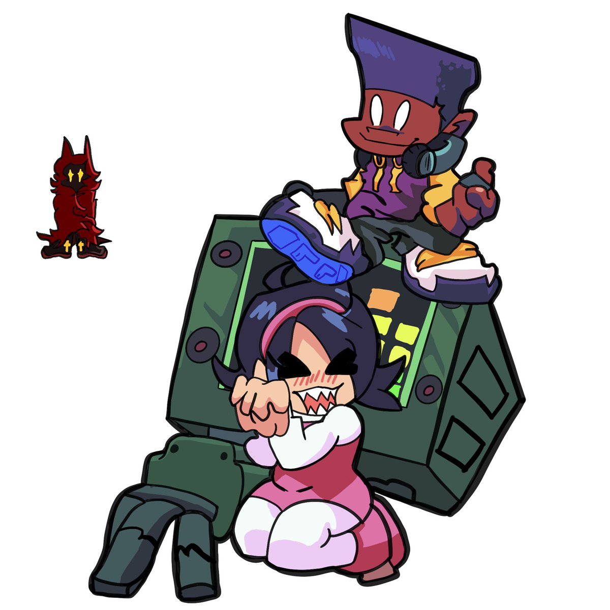 starryshiioo's tweet photo. Some Darnene content :] 

#picosschool #picoschool #fridaynighfunkin #fnf #darnene #darnellxnene #fnfnene #fnfdarnell https://t.co/UWCJNGiw2v