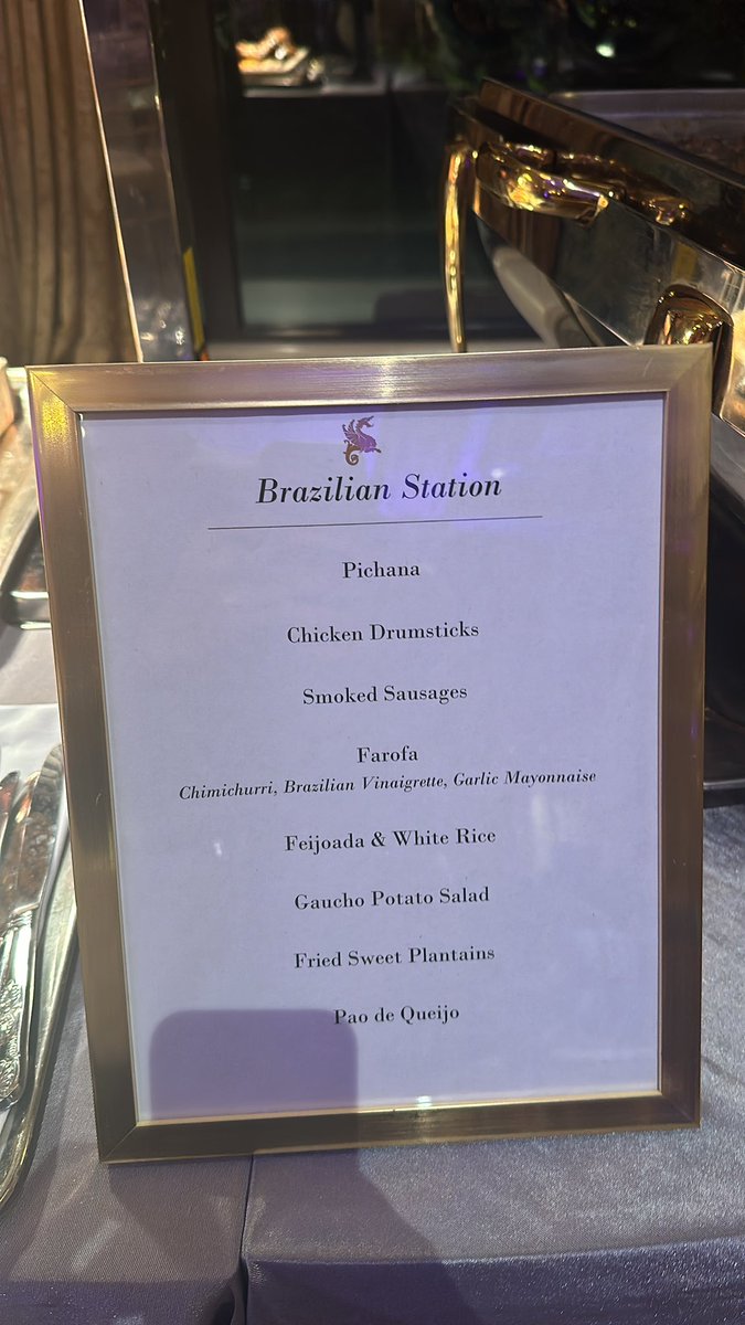 Absolutely ⭐️amazed⭐️ with this menu at gala night 
<a href="/WimedicineOrg/">Women In Medicine®</a> 
#WIMStrongerTogether