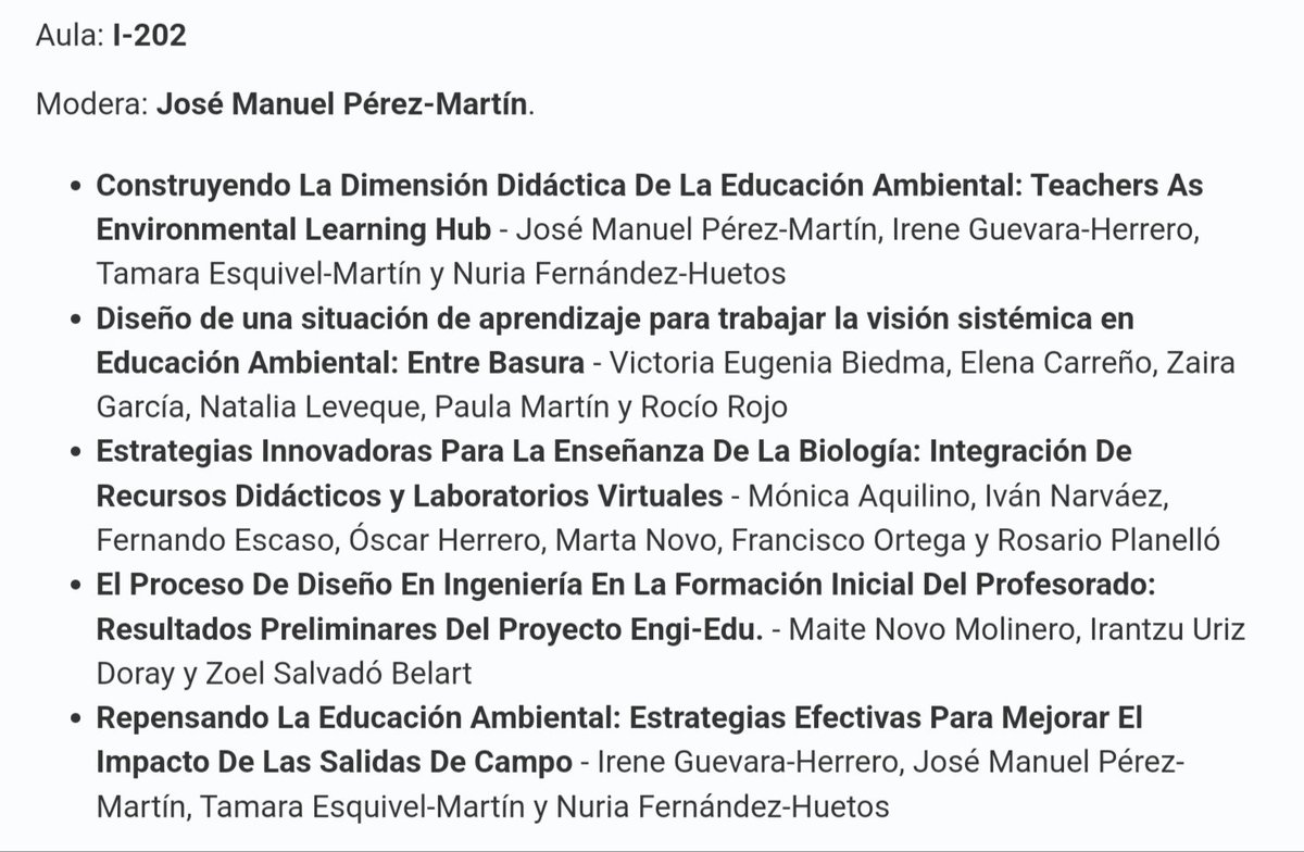 Jose Manuel Pérez (@stuartuam) on Twitter photo Sesión interesantísima en <a href="/ReTraInED_UAM/">ReTraInED</a> de <a href="/FaculEDUAM/">FACULTAD DE FORMACIÓN DEL PROFESORADO Y EDUCACIÓN</a> con <a href="/maite_novo/">maite novo</a> <a href="/AquilinoMonica/">Mónica Aquilino</a> y el equipo de #patriciaMRobles con unos debates y propuestas muy interesantes para mejorar los aprendizajes en ciencias. <a href="/TaELH_UAM/">Teachers as Environmental Learning Hub</a> estuvo allí: <a href="/esquivel_uam/">Tamara Esquivel</a> <a href="/iguevara_uam/">Irene Guevara Herrero</a> @NuriaFdezHuetos Sesión interesantísima en <a href="/ReTraInED_UAM/">ReTraInED</a> de <a href="/FaculEDUAM/">FACULTAD DE FORMACIÓN DEL PROFESORADO Y EDUCACIÓN</a> con <a href="/maite_novo/">maite novo</a> <a href="/AquilinoMonica/">Mónica Aquilino</a> y el equipo de #patriciaMRobles con unos debates y propuestas muy interesantes para mejorar los aprendizajes en ciencias. <a href="/TaELH_UAM/">Teachers as Environmental Learning Hub</a> estuvo allí: <a href="/esquivel_uam/">Tamara Esquivel</a> <a href="/iguevara_uam/">Irene Guevara Herrero</a> @NuriaFdezHuetos