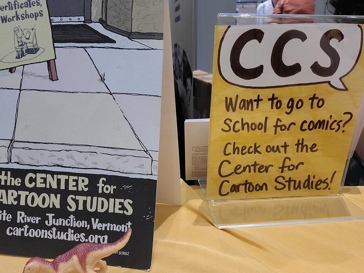 sillyammy's tweet photo. psst... hey.... come see me running the @cartoonstudies table at SPX! plus, an exclusive look at what's next for @TarotTournament 😳 https://t.co/XXg5hh1kpO
