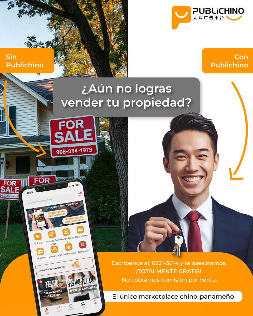 publichino's tweet photo. Somos el impulso que la venta de tu propiedad necesita.🚀Con más de 300 mil integrantes de la comunidad china, interesados en tu propiedad🇨🇳.
-Escríbenos al: 6221-3014📲 https://t.co/kAJ0kl6WwK