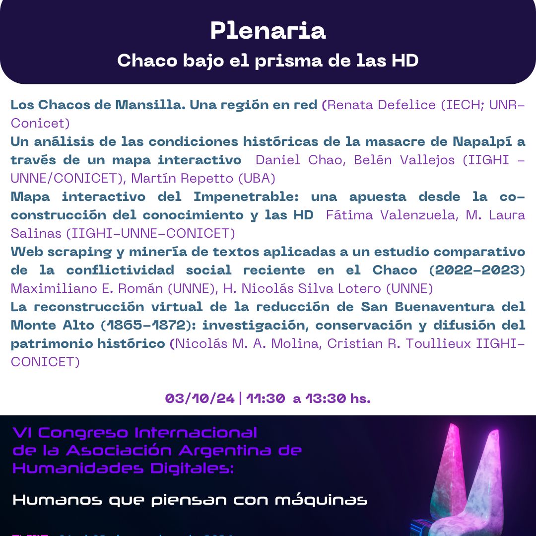 Asociación Argentina de Humanidades Digitales tweet media