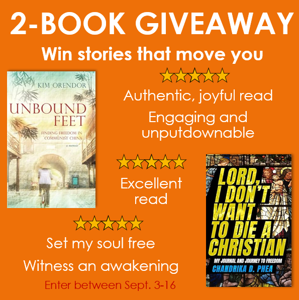 🚨Last weekend to enter! 🚨
I loved living in China &amp; especially liked the festivals &amp; food. 
In honor of Mid-Autumn Festival (9/17), I'm giving away a signed copy of my memoir &amp; my friend's award-winning journal. 
To enter: Share, Follow <a href="/KOrendor/">Kim Orendor</a> &amp; <a href="/ChandrikaPhea/">Best-Selling Author, Chandrika D. Phea</a> 
#Giveaway