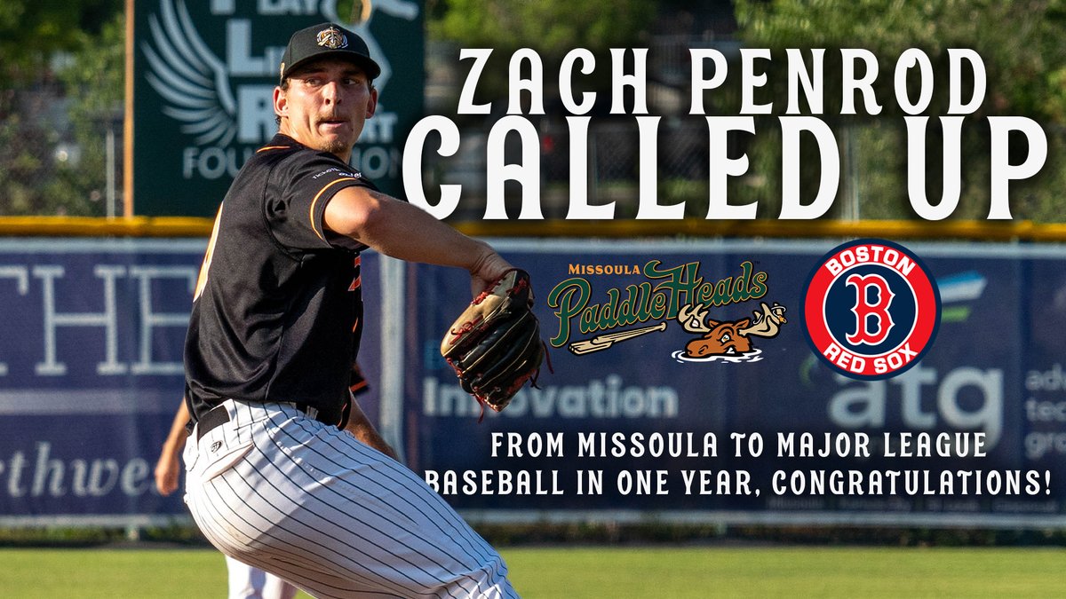 Congratulations to former PaddleHead Zach Penrod, who was added to the Boston <a href="/RedSox/">Red Sox</a> active roster today, just one year after leaving the PaddleHeads!