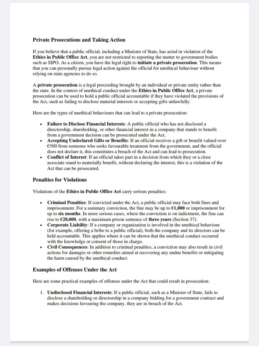 PPI1937's tweet photo. 📢 The Ethics in Public Office Act, 1995 ensures transparency &amp; accountability in public service. If you believe a public official has acted unethically, YOU can take action through a private prosecution. #EthicsInOffice #Accountability #Transparency #PrivateProsecution https://t.co/rDBeAMPEPw