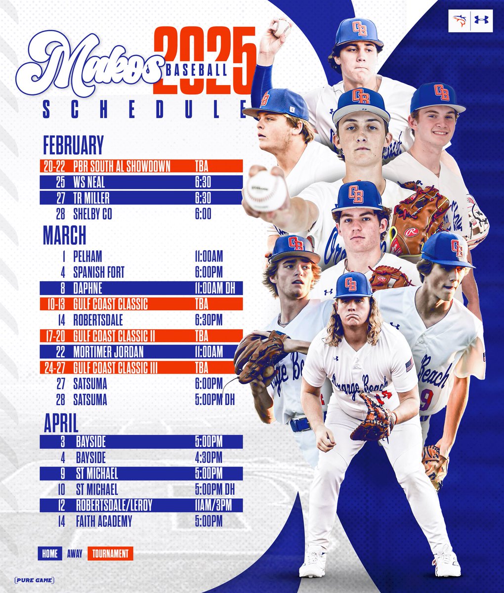 2025 Schedule Drop, Mark your calendars.