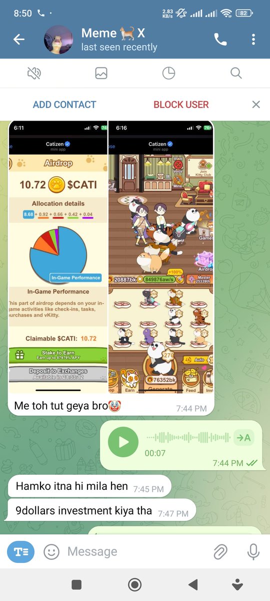 Catizen Airdrop 🪂 Supply
Earlier it was said that 43% but now

Promised = 43% 
Reality = 15% 

Play for the airdrop ❌
Play with the community ✅ $CATI
#catizen #catiscam 
Everyone come &amp; join &amp; Retweet 
&amp; comment on this post.
What's going on catizen
This is not fair...