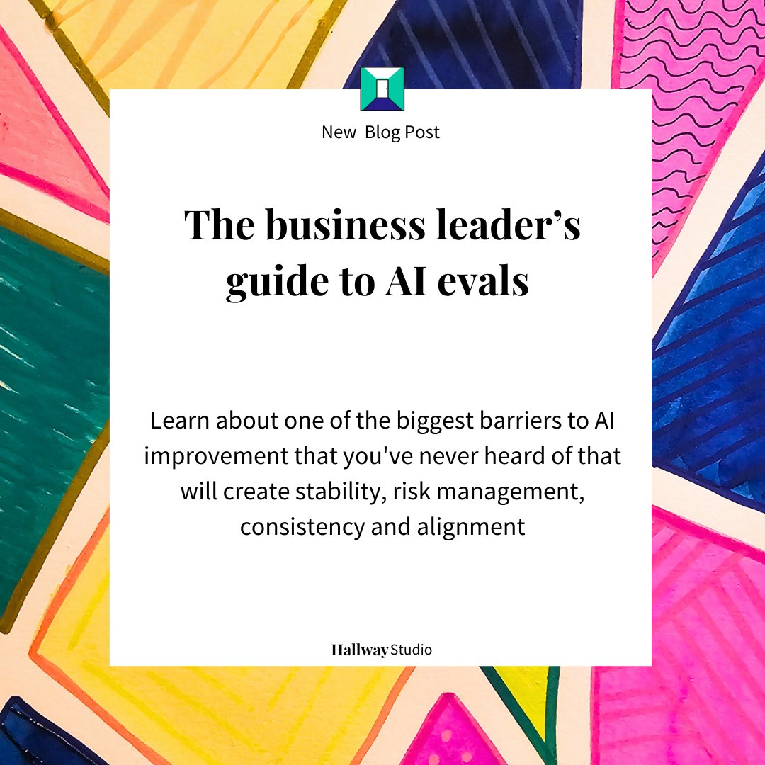 How do you know if your LLM is performing? How can you be sure it’s stable, consistent, and aligned? You need evals. 👇
hallwaystudio.com/post/the-busin…

#AI #MachineLearning #AIevals #AIstrategy #AIleaders #BusinessGrowth