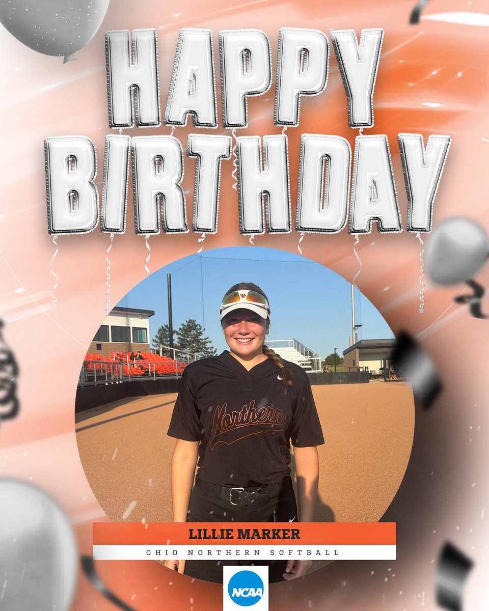 ONUSoftball's tweet image. Happy Birthday to our freshman, Lillie Marker!! 🧡🖤 @LillieMarker06 #birthdaybear
