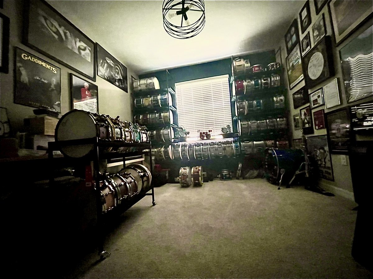 Three of my favorite snare drums are…my first snare drum, my next snare drum, and all the snare drums in between