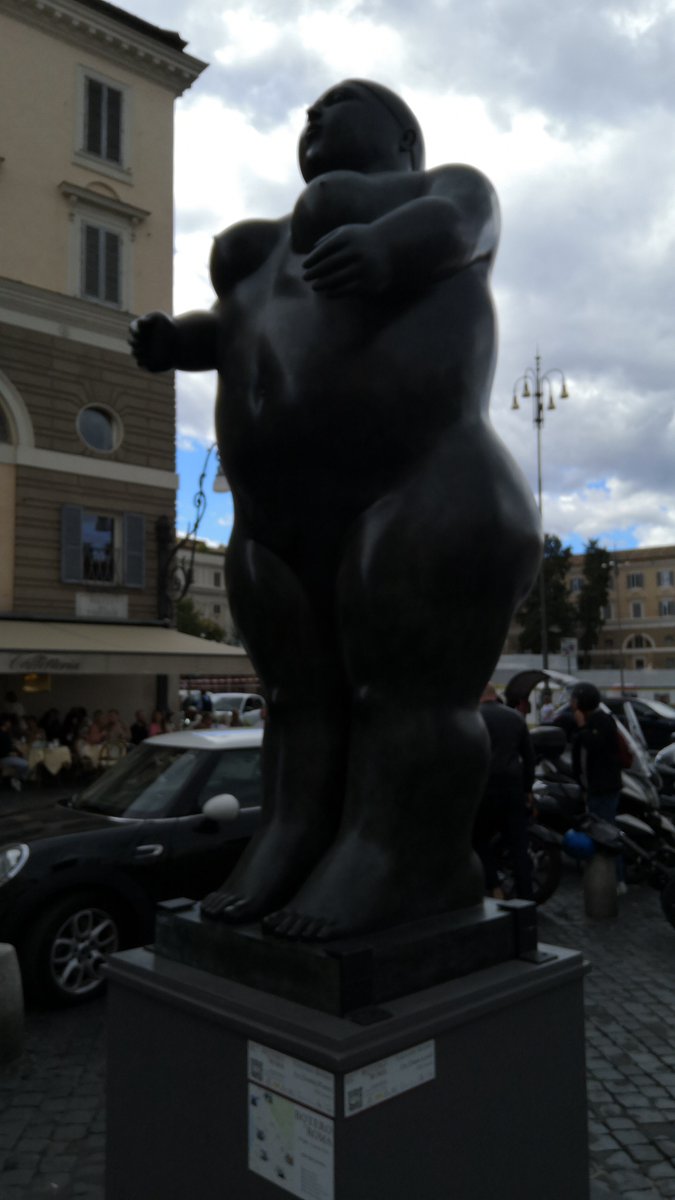silviaindump's tweet image. #Botero a Roma