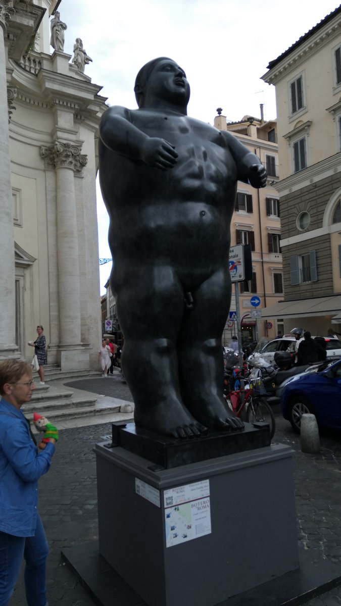silviaindump's tweet image. #Botero a Roma