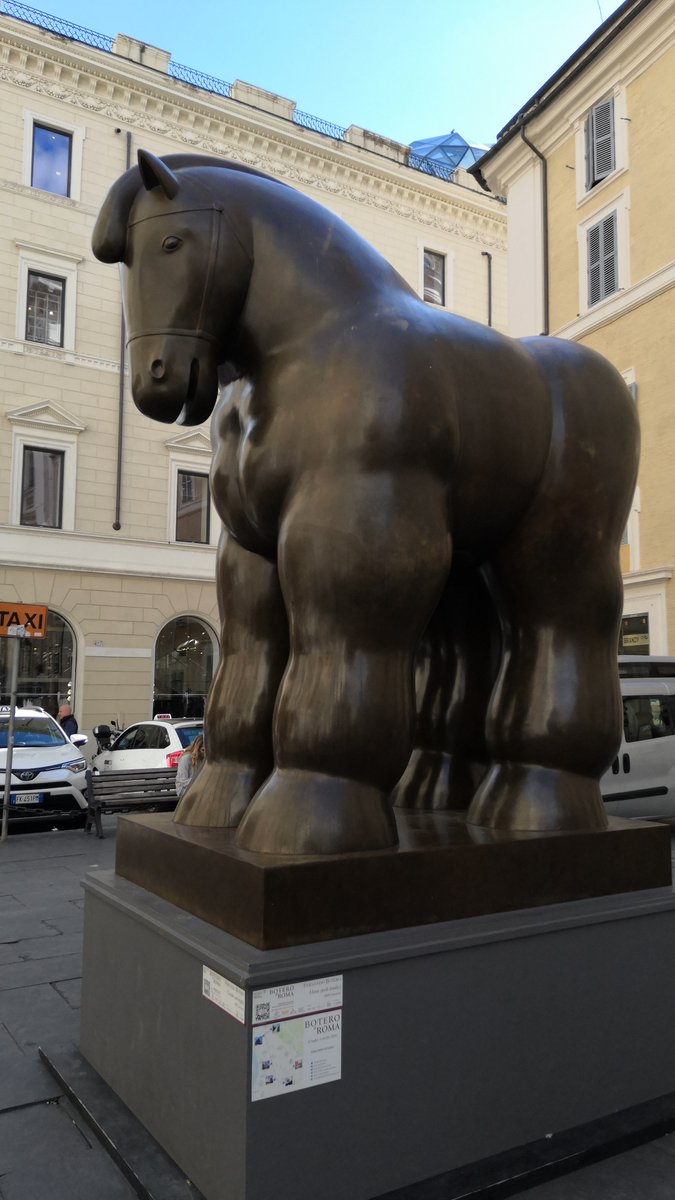 silviaindump's tweet image. #Botero a Roma