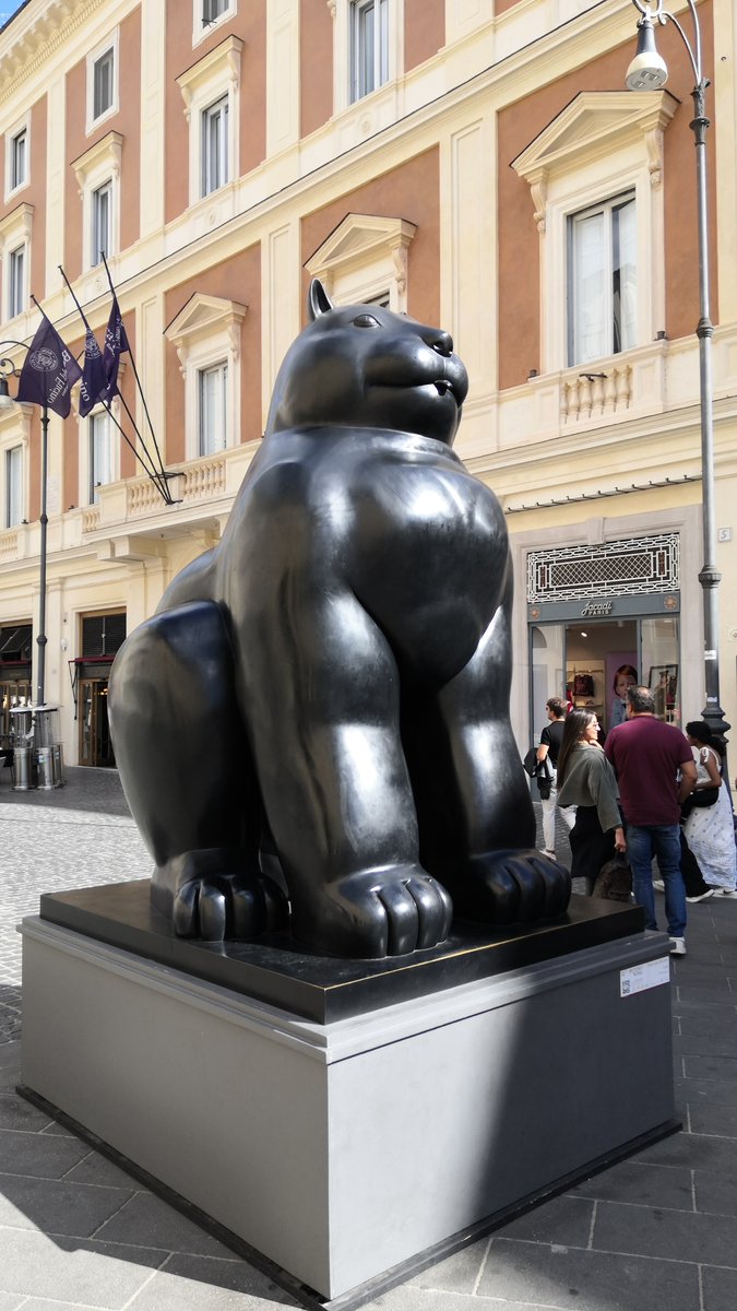 silviaindump's tweet image. #Botero a Roma