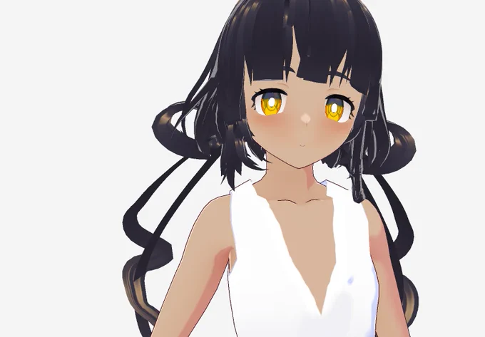 私はなぜ…!!VRoidで褐色ちゃんを作って遊んでるんだ…ッッ!!!!可愛いね!!!!! 