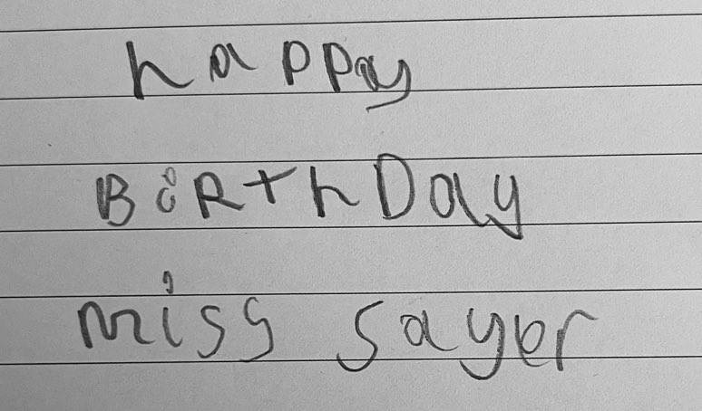 Miss_T_Sayer's tweet photo. My most precious birthday present from yesterday! ❤️ https://t.co/oJwff4yZ2s