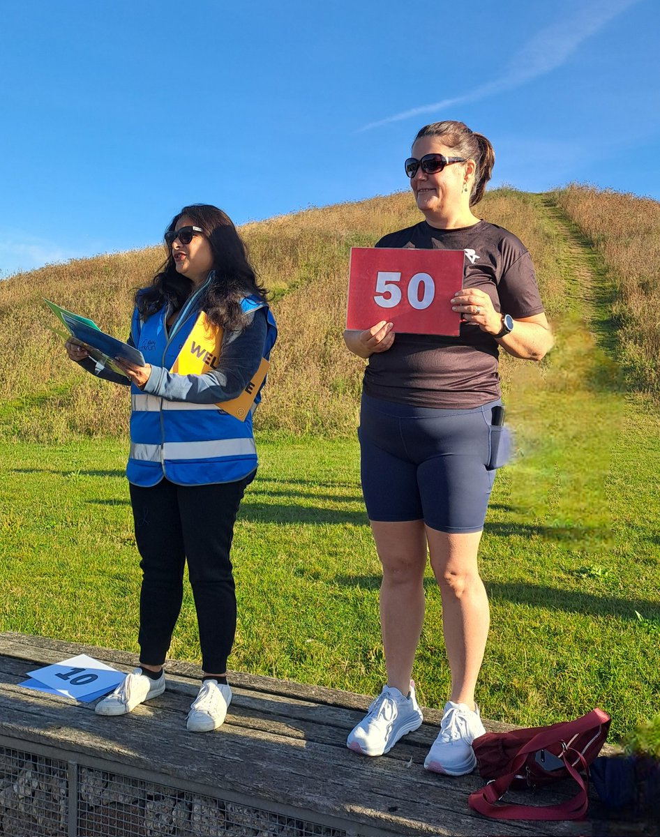 Congratulations to Deborah on her 50th parkrun!