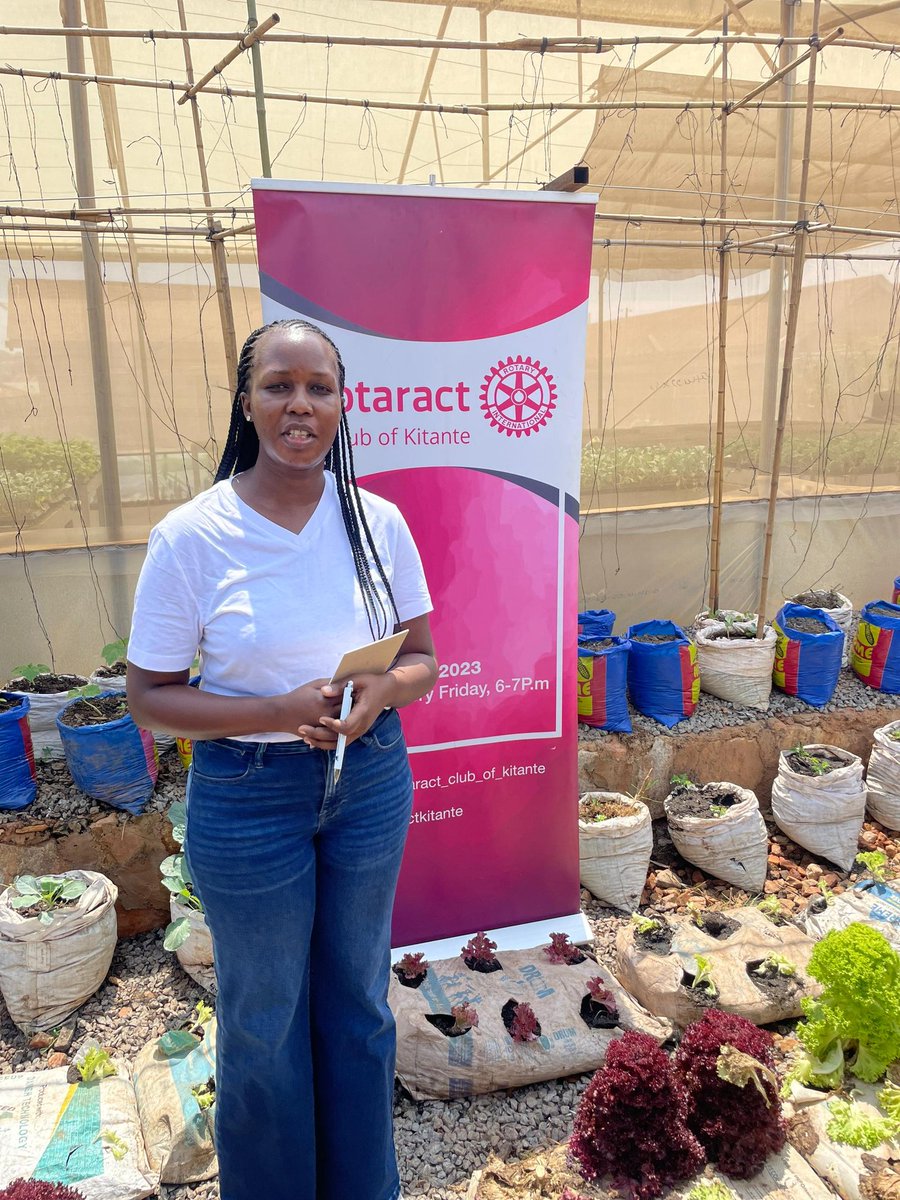 rctkitante's tweet photo. Please find attached picture evidence of a wonderful day 🥰
1. In attendance today, guest of honor @moniqueakullo15 ,members of the club and our partners from Climatica, Kamwokya II parish and some guests from @Multivitamins18 🤝🏽 https://t.co/QTmA4fQd48