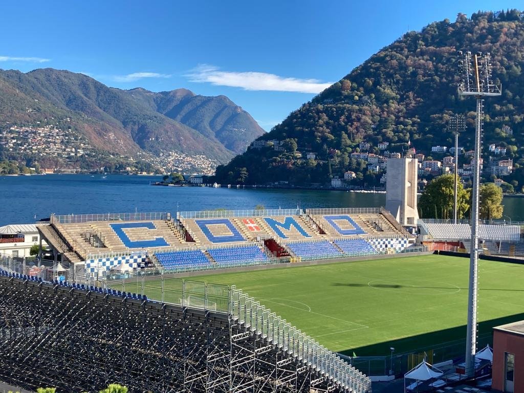 johnarnold's tweet image. Add catching a game in Como, back in the top league in Italy for the first time in 21 years, to the bucket list.