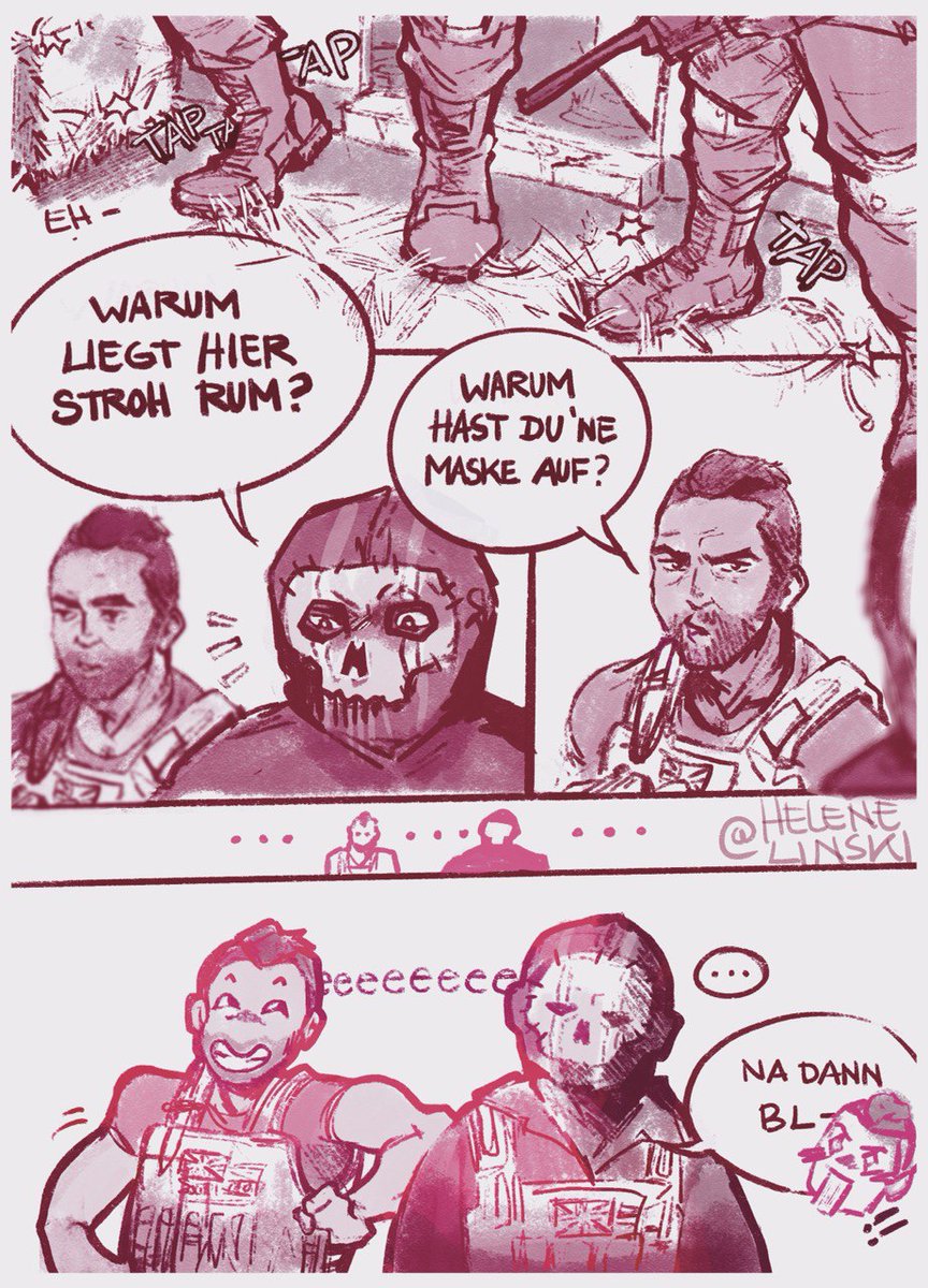 LeneLinski's tweet photo. just need to put this into the world for a very small audience. #codfanart #ghostsoap #soapghost #ghoap https://t.co/fKaM0uQ0MI