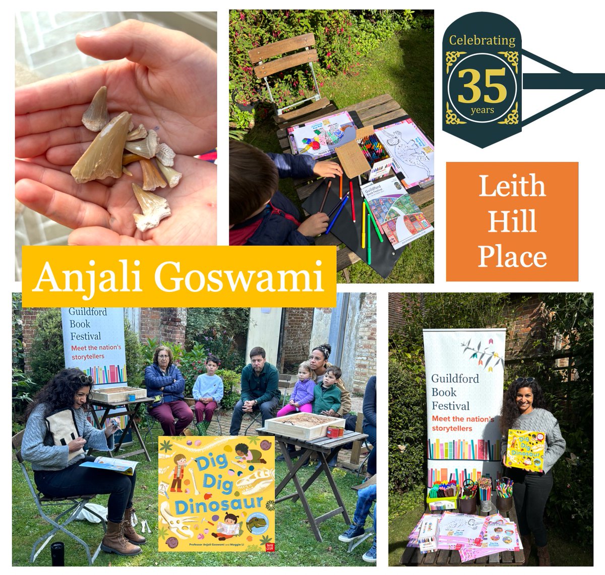 Guildford Book Festival (@gfordbookfest) on Twitter photo A huge thank you to the wonderful Professor Anjali. We loved hearing about your fossil-finding expeditions across the globe and digging for our own fossils at Leith Hill Place! <a href="/anjgoswami/">Prof. Anjali Goswami</a> <a href="/NosyCrow/">Nosy Crow</a> <a href="/nationaltrust/">National Trust</a> <a href="/GuildfordBooks/">Waterstones Guildford</a> <a href="/NHM_London/">Natural History Museum</a> A huge thank you to the wonderful Professor Anjali. We loved hearing about your fossil-finding expeditions across the globe and digging for our own fossils at Leith Hill Place! <a href="/anjgoswami/">Prof. Anjali Goswami</a> <a href="/NosyCrow/">Nosy Crow</a> <a href="/nationaltrust/">National Trust</a> <a href="/GuildfordBooks/">Waterstones Guildford</a> <a href="/NHM_London/">Natural History Museum</a>