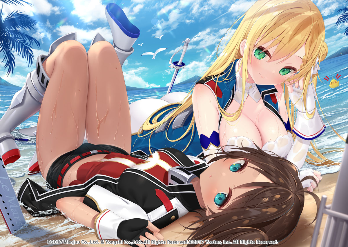 アズレン「アズールレーン7周年おめでとうございます#アズールレーン #アズレン7周年 」|夜ノみつき🎨のイラスト