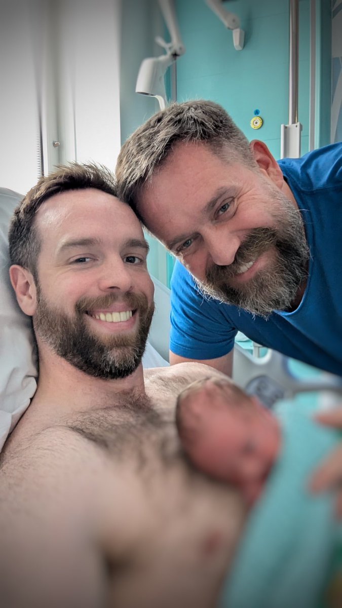 Icarus32's tweet photo. ✨ 🌈 Birth Announcement 🌈 ✨
Jesper and I are super excited to announce that we became dads! Alexander was born on 30/08/2024. Our friend Ellie made our dreams come true by being a surrogate for us. We will always be grateful for this truly amazing gift she has given us. ❤️ https://t.co/Fa0cLen2By