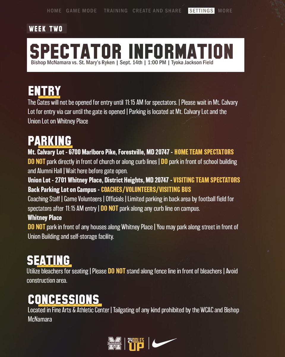 Tickets for today’s home opener vs St. Mary’s Ryken at 1 pm are sold through GoFan. Please review the game day and spectator information. 

🎟️ gofan.co/event/1694761?…

#SaddlesUp | #StangSzn24

📸🎨 <a href="/coachE_Calhoun/">Erica Calhoun</a>